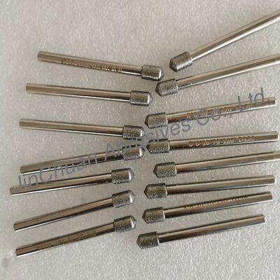 Custom-Made 8*6*10*70mm  120° D126 Electroplated Grinding Bits For Cemented Carbide