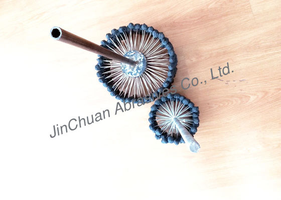 التشغيل اليدوي فرشاة البحث فليكس هون ، حجم 4 بوصة اسطوانة الكرة شحذ