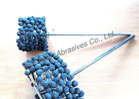 التشغيل اليدوي فرشاة البحث فليكس هون ، حجم 4 بوصة اسطوانة الكرة شحذ