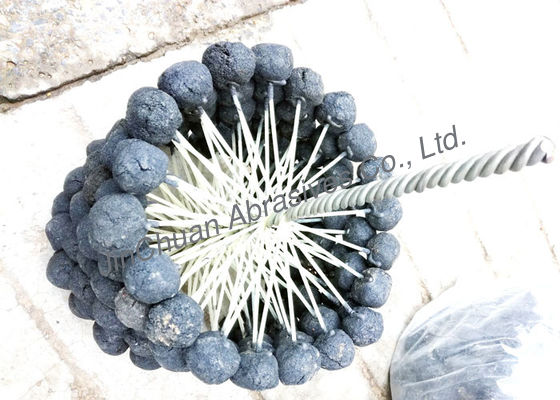 178 ملم القطر كربيد السيليكون فرشاة شحذ / أدوات شحذ مرنة تستخدم لإزالة الأزيز