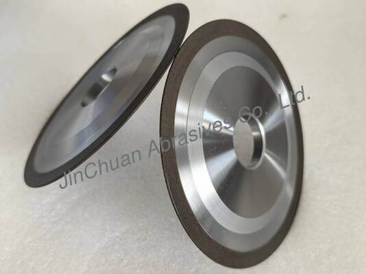 عجلة طحن الراتنج CBN 14F1 150 * 8 * 32mm حياة طويلة لطحن أدوات HSS مع طبقة CBN 1.3mm-4.0mm