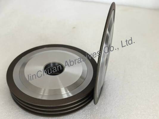 عجلة طحن CBN 150mm مع ثقب داخلي 32mm وطبقة CBN من 1.3mm إلى 4.0mm لتحديد أدوات HSS