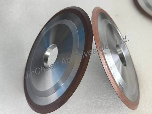 عجلة طحن الماس الراتنج 14V1 150 * 8 * 32 * 3 * 6mm 60 درجة شكل V حياة طويلة لأدوات الكربيد