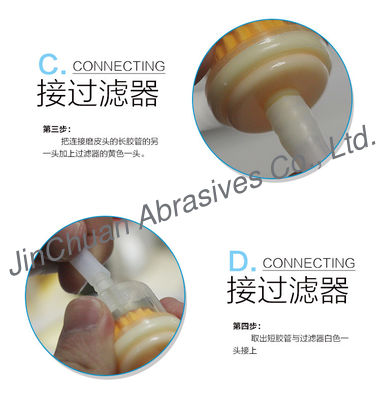 الفولاذ المقاوم للصدأ الماس مصغرة تدليك ملف الماس الصغيرة للبشرة الجمال