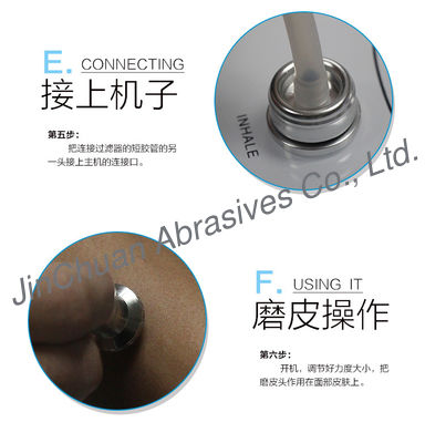 الفولاذ المقاوم للصدأ الماس مصغرة تدليك ملف الماس الصغيرة للبشرة الجمال