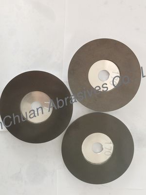 قطر 126.9 مم عجلات طحن Cbn مسطحة الشكل للحافة السريعة