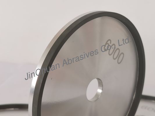 ألومنيوم على شكل مسطح 6000 # الحصباء عجلة الماس CBN