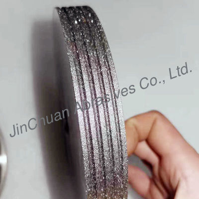 عجلات طحن CBN ، منشار شحذ دائري ، عجلة طحن مطلية باللون البني الداكن