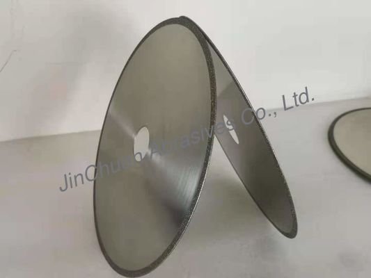 1.2mm رقيقة مطلية CBN طحن عجلات أكسيد الألومنيوم قرص الصنفرة