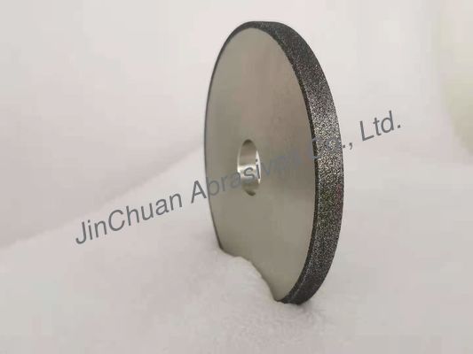 B140 Grit CBN Diamond Wheel طبقة مزدوجة 150 * 6 * 20 * 2