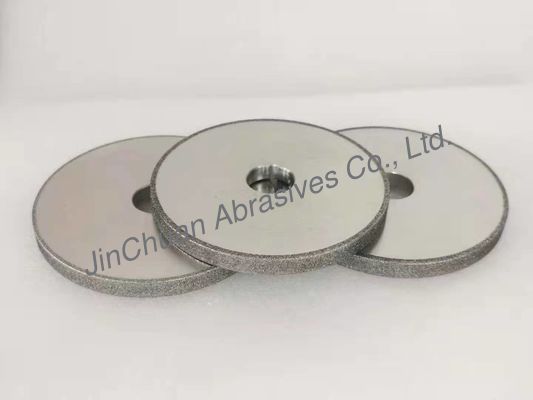 B140 Grit CBN Diamond Wheel طبقة مزدوجة 150 * 6 * 20 * 2