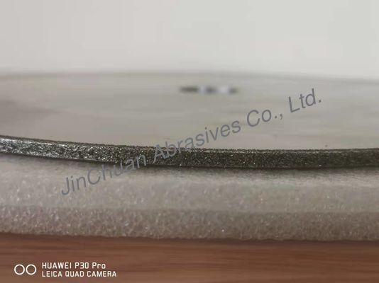 عجلات طحن ماسية مطلية باللون الرمادي مع شفرة قطع هيكل فولاذي D40 / 45