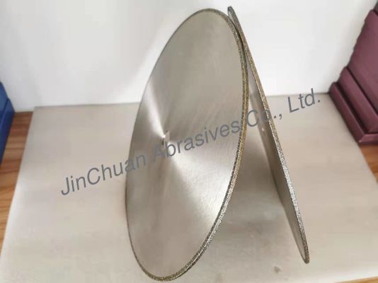 D35 / 40 Grits مطلي بالماس طحن عجلات قطع القرص 350 * 4 * 25.4 * 4mm