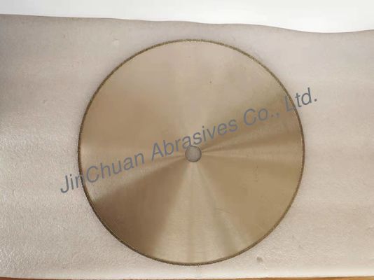 D35 / 40 Grits مطلي بالماس طحن عجلات قطع القرص 350 * 4 * 25.4 * 4mm