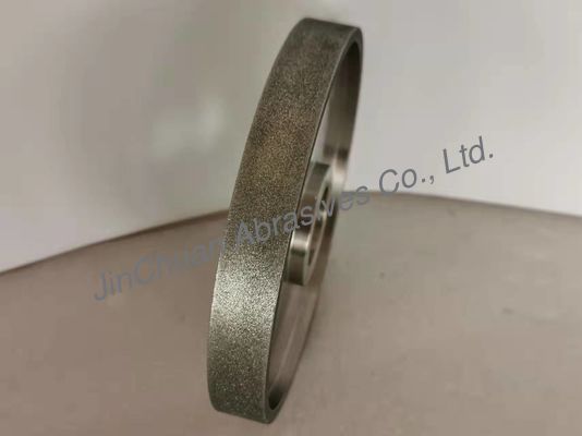 مطلي بالكهرباء CBN عجلة الماس Woodturning B80 / 100 حصى 152 * 12.7 * 34.93 * 5 مم